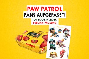 Evelina und PAW Patrol Sommeraktion mit Tattoos